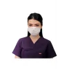İNCE LASTİKLİ CERRAHİ MASKE 50 Lİ - BEYAZ - STANDART