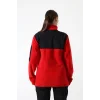 Soft Shell Robalı Unisex Polar Mont - Kırmızı Siyah