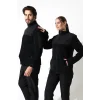Soft Shell Robalı Unisex Polar Mont - Siyah