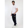 Acil Sağlık Yakalı Unisex Tshirt Kısa Kol Nakışlı - Beyaz