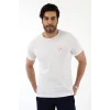 Acil Sağlık Yuvarlak Yaka Penye Kısa Kol Tshirt - Beyaz