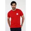 Acil Sağlık Yuvarlak Yaka Penye Kısa Kol Tshirt - Kırmızı