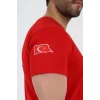 Acil Sağlık Yuvarlak Yaka Penye Kısa Kol Tshirt - Kırmızı