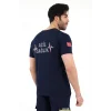 Acil Sağlık Yuvarlak Yaka Penye Kısa Kol Tshirt - Lacivert
