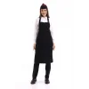 Askılı Önlük Cepsiz - 48 Siyah