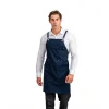 Barista Askılı Önlük Kanguru Cepli - Lacivert