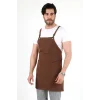 Barista Askılı Önlük Tek Cepli - Kahve