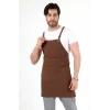Barista Askılı Önlük Tek Cepli - Kahve