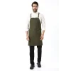 Barista Askılı Önlük Tek Cepli - Yeşil