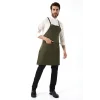 Barista Askılı Önlük Tek Cepli - Yeşil