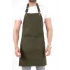Barista Boyundan Askılı Önlük Çift Cepli - Yeşil