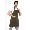 Barista Boyundan Askılı Önlük Çift Cepli - Yeşil