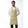 Barista Boyundan Askılı Önlük Tek Cepli - Bej