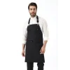 Barista Boyundan Askılı Önlük Tek Cepli - Siyah