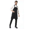 Barista Boyundan Askılı Önlük Tek Cepli - Siyah