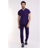 Bflex Unisex Likralı Yarasa Kol Takım - 6405 Koyu Mor Soft