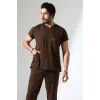 Bflex Unisex Likralı Yarasa Kol Takım - 6436 Kahve
