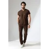 Bflex Unisex Likralı Yarasa Kol Takım - 6436 Kahve