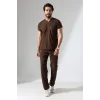 Bflex Unisex Likralı Yarasa Kol Takım - 6436 Kahve