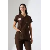 Bflex Unisex Likralı Yarasa Kol Takım - 6436 Kahve