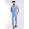 BFLEX UNİSEX LİKRALI YARASA KOL TAKIM ALASKAN BLUE DOKTOR HEKİM