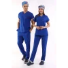 BFLEX UNİSEX LİKRALI YARASA KOL TAKIM DAZZLİNG BLUE TEMİZLİK PERSONELİ