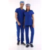 BFLEX UNİSEX LİKRALI YARASA KOL TAKIM DAZZLİNG BLUE TEMİZLİK PERSONELİ