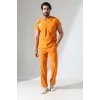 BFLEX UNİSEX LİKRALI YARASA KOL TAKIM ORANGE OCHRE KLİNİK DESTEK