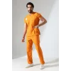 BFLEX UNİSEX LİKRALI YARASA KOL TAKIM ORANGE OCHRE KLİNİK DESTEK