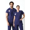 BFLEX UNİSEX LİKRALI YARASA KOL TAKIM PATROİT BLUE HEMŞİRE