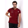Bflex Unisex Likralı Yarasa Kol Tek Üst - 6407 Bordo