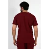 Bflex Unisex Likralı Yarasa Kol Tek Üst - 6407 Bordo Soft