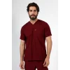 Bflex Unisex Likralı Yarasa Kol Tek Üst - 6407 Bordo Soft