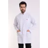 Doktor Öğretmen Erkek Önlük Ara Boy Hakim Yaka