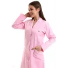 Doktor Öğretmen Kadın Önlük Ara Boy Ceket Yaka - 12 Açık Pembe