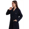 Doktor Öğretmen Kadın Önlük Ara Boy Ceket Yaka - 47 Lacivert