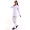 Doktor Öğretmen Kadın Önlük Ceket Boy Hakim Yaka - 171 Beyaz