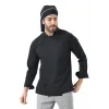 Erkek Likralı Aşçı Ceket - 6403 Siyah Soft