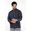 Erkek Likralı Aşçı Ceket  - 6417 Füme