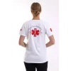 Paramedik Dry Touch Unisex Kısa Kol Tshirt - Beyaz