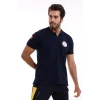 Paramedik Yakalı Unisex Tshirt Kısa Kol - Lacivert