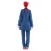 Soft Likralı Tesettür Forma Takım İki Çıtçıt - 6408 Petrol Mavi Soft