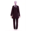 Soft Likralı Tesettür Forma Takım İki Çıtçıt - 6409 Mürdüm Soft
