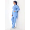 SOFT LİKRALI TESETTÜR FORMA TAKIM İKİ ÇITÇIT ALASKAN BLUE