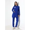 SOFT LİKRALI TESETTÜR FORMA TAKIM İKİ ÇITÇIT DAZZLING BLUE