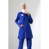 SOFT LİKRALI TESETTÜR FORMA TAKIM İKİ ÇITÇIT DAZZLING BLUE