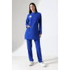 SOFT LİKRALI TESETTÜR FORMA TAKIM İKİ ÇITÇIT DAZZLING BLUE