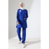 SOFT LİKRALI TESETTÜR FORMA TAKIM İKİ ÇITÇIT DAZZLING BLUE