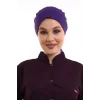 Tesettür Bone - 4807 Koyu Mor