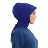 Tesettür Boyun Bağlamalı Bone - 4816 Saks Mavisi